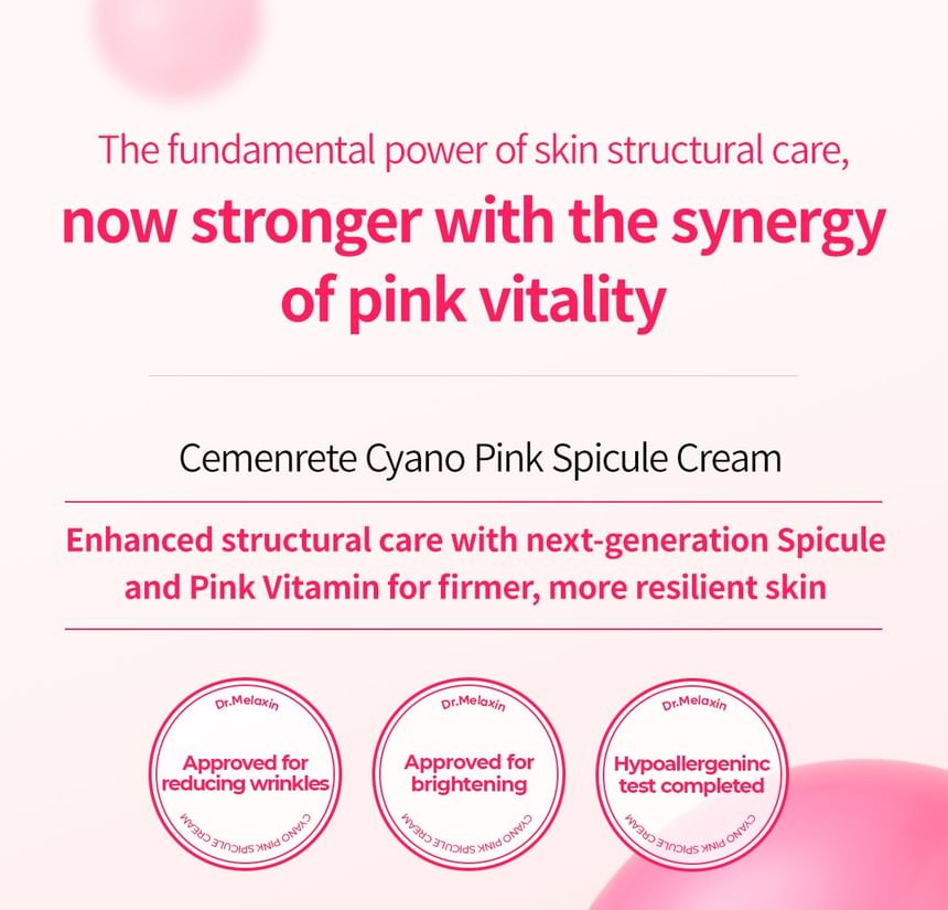 Dr Melaxin Cemenrete Cyano Pink Spicule Cream 50ml