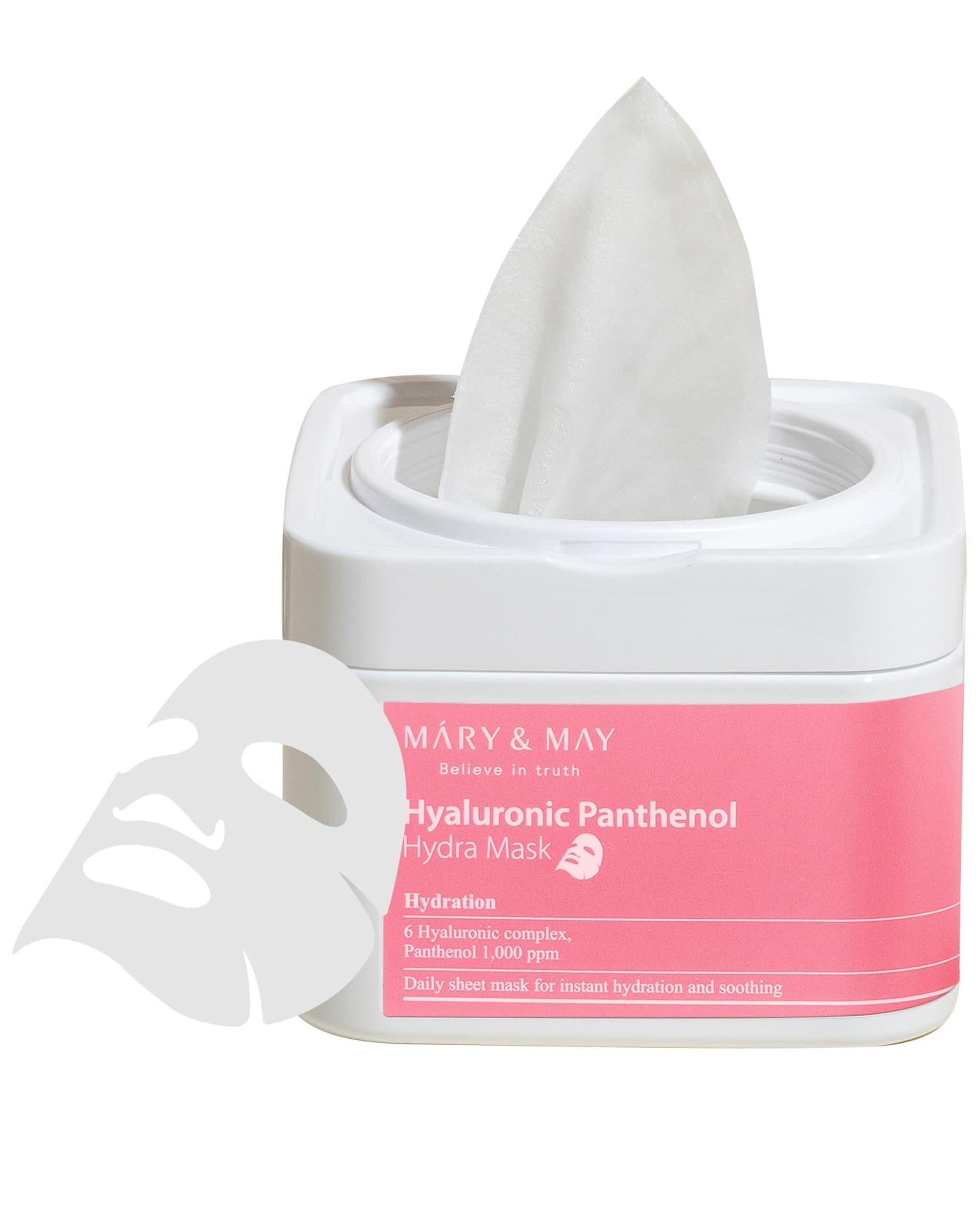 Mary&May Hyaluronic Panthenol Hydra Mask 30stk