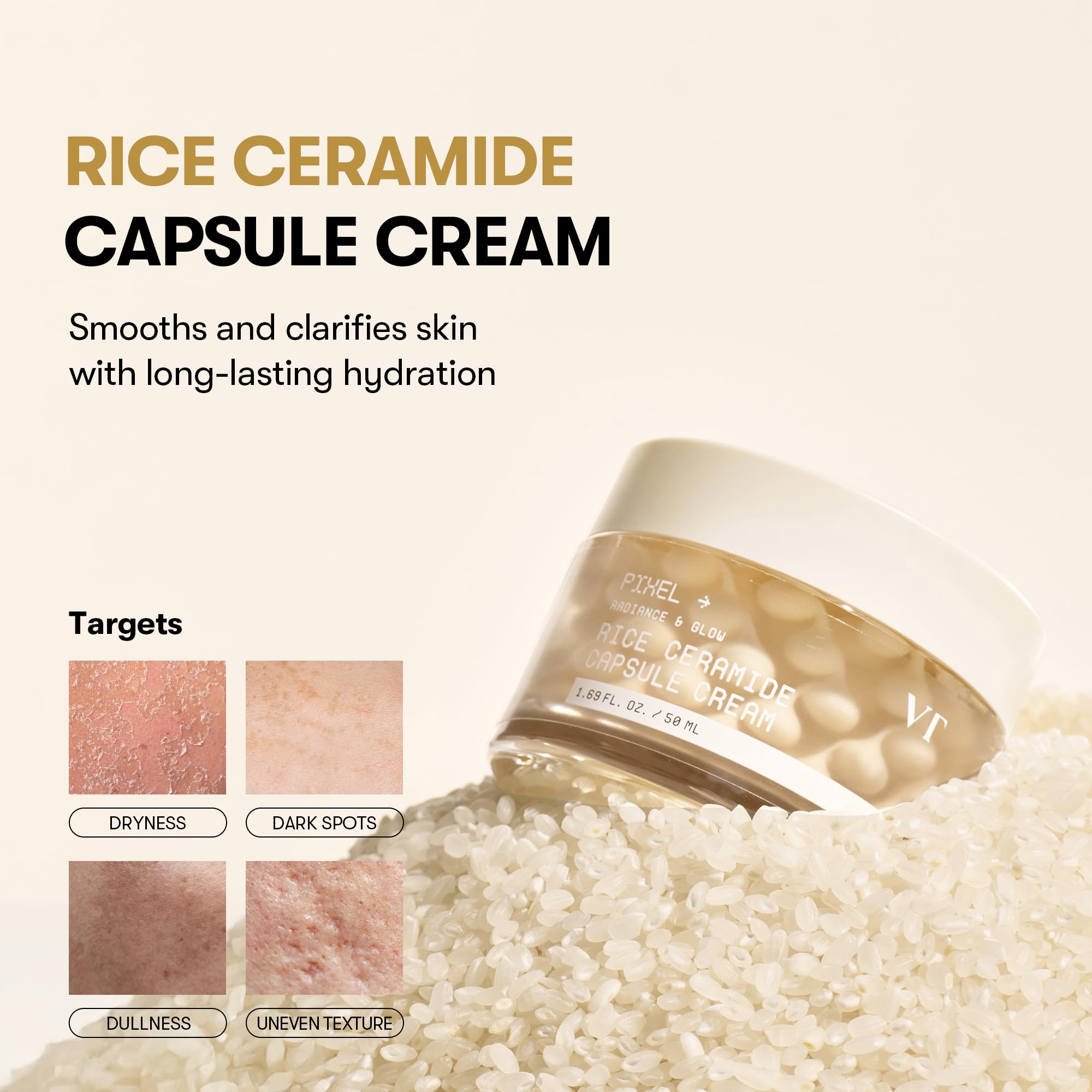 VT Rice Ceramide Capsule Cream 50ml