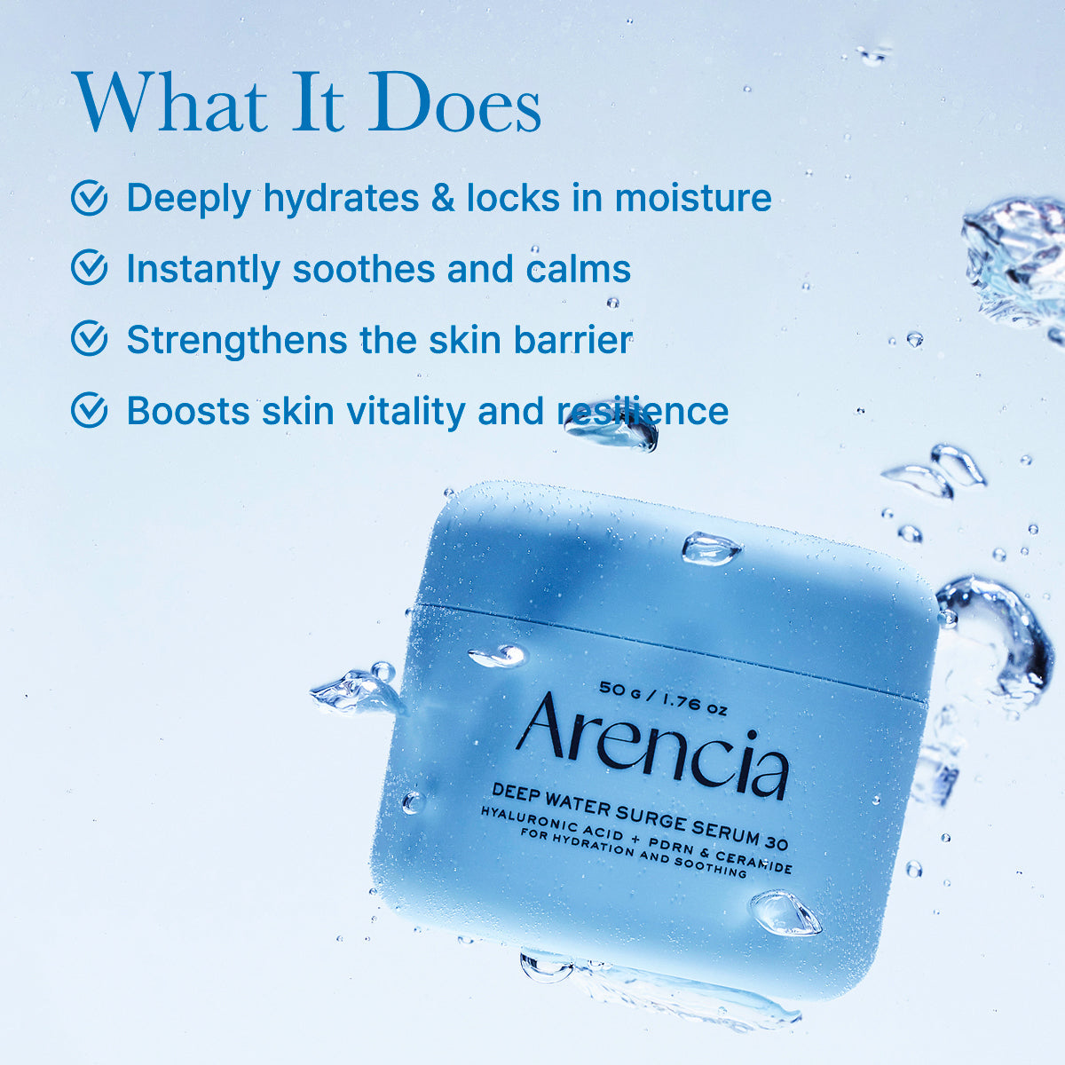 ARENCIA Deep Water Surge Serum 30 50g