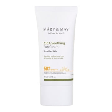 Mary&May Vegan CICA Soothing Sun Cream SPF50+ PA++++ 50ML