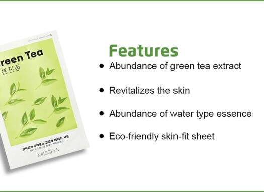 MISSHAAiry Fit Sheet Mask Green Tea
