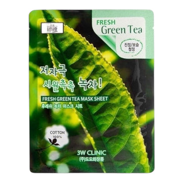 3W Clinic Fresh Green Tea Mask Sheet