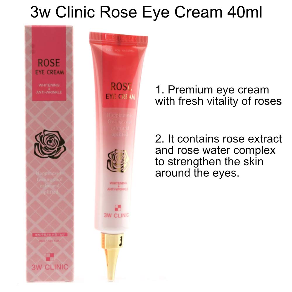 3W Clinic Rose Eye Cream