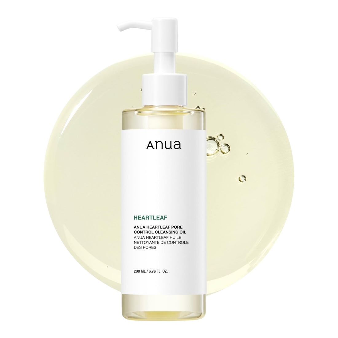 ANUA HEARTLEAF Pore Control Cleansing Oil 200ml available in iceland at lbbeauty and kurenada