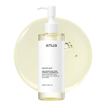 ANUA HEARTLEAF Pore Control Cleansing Oil 200ml available in iceland at lbbeauty and kurenada