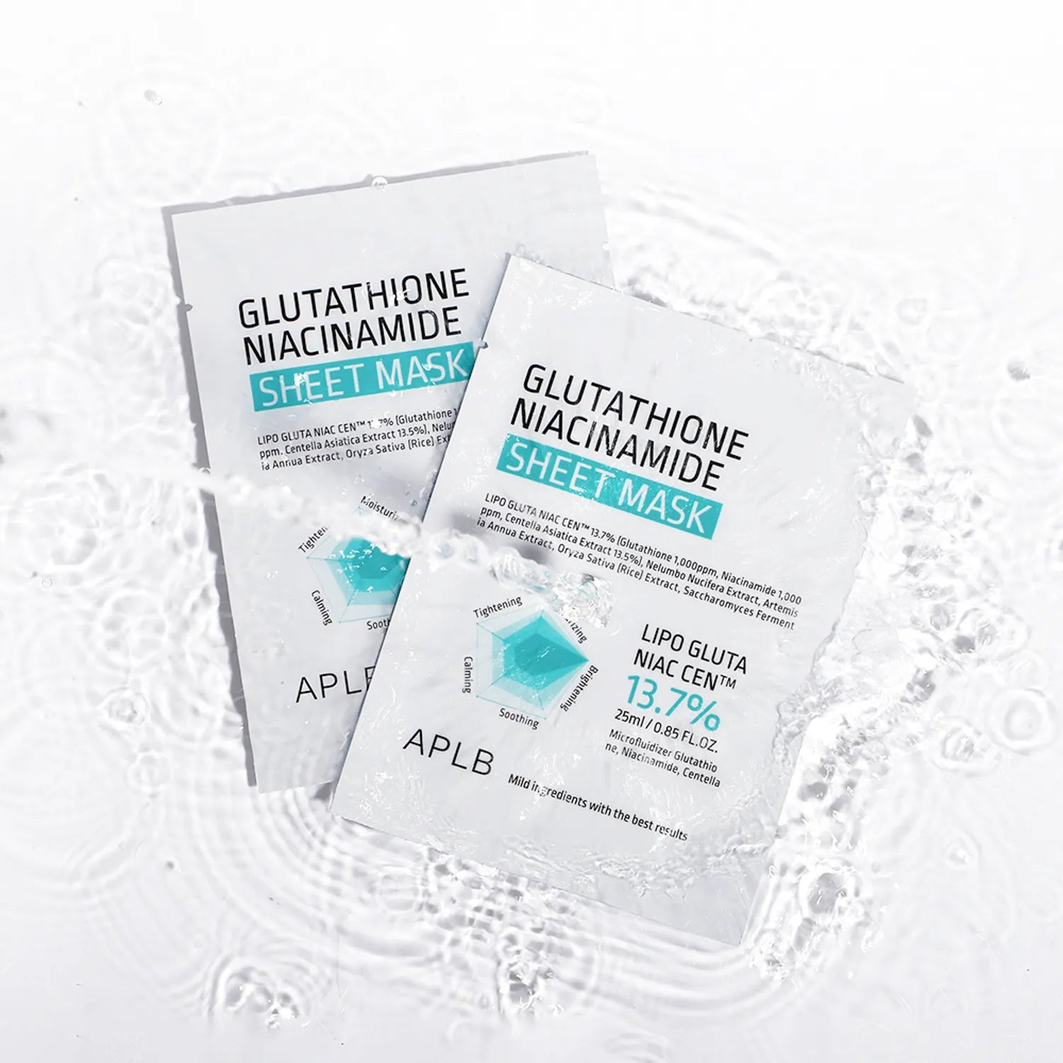 APLB  Glutathione Niacinamide Sheet Mask 25ML - LB BEAUTY 