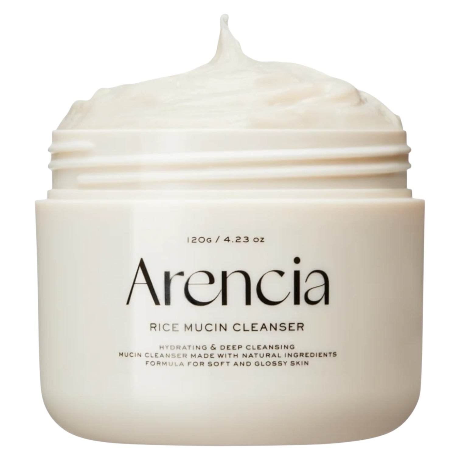 ARENCIA Rice Mucin Cleanser 120g available in iceland at kurenada and lbbeauty