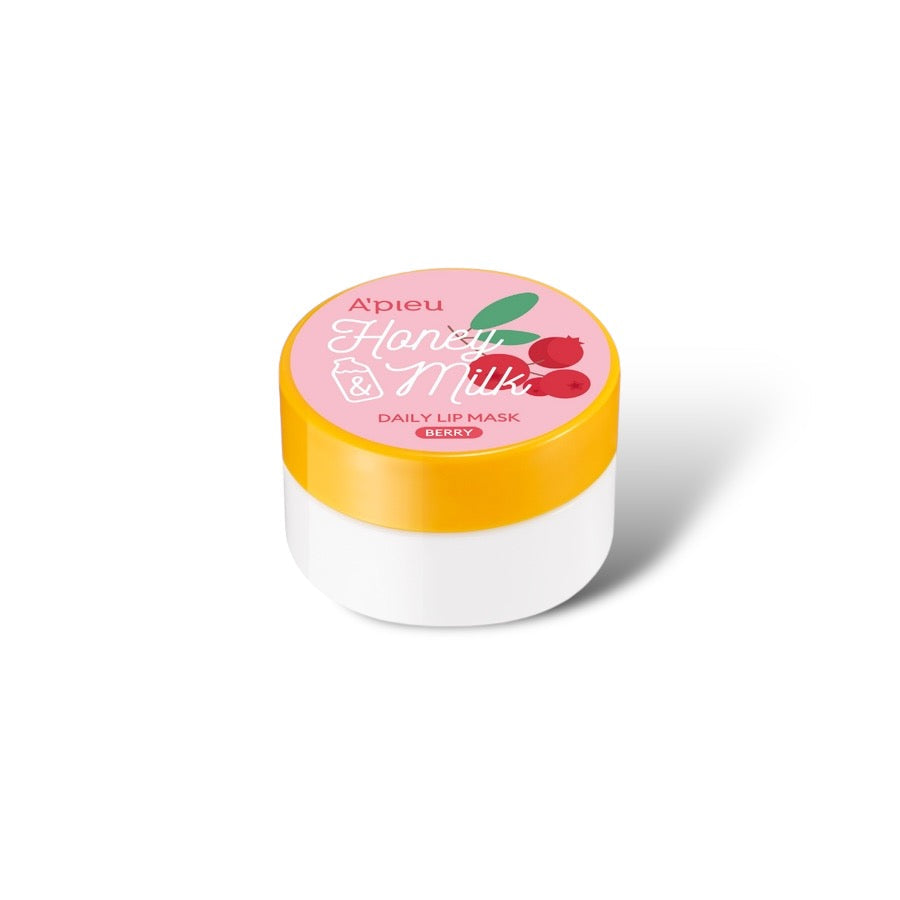 A´pieu Honey&Milk Daily Lip Mask Berry 6G - LB BEAUTY 