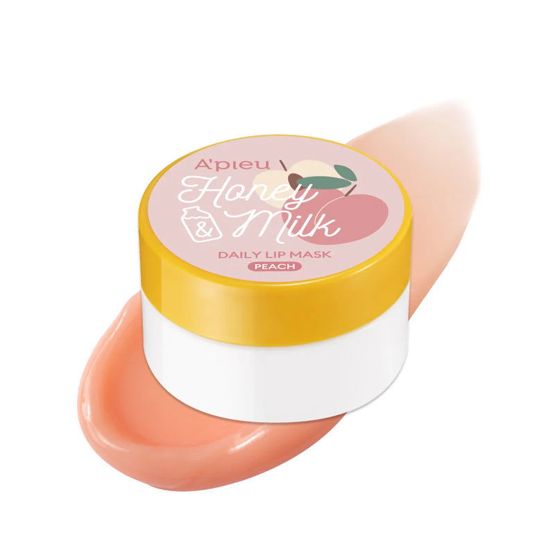 A´pieu Honey&Milk Daily Lip Mask Peach 6G - LB BEAUTY 