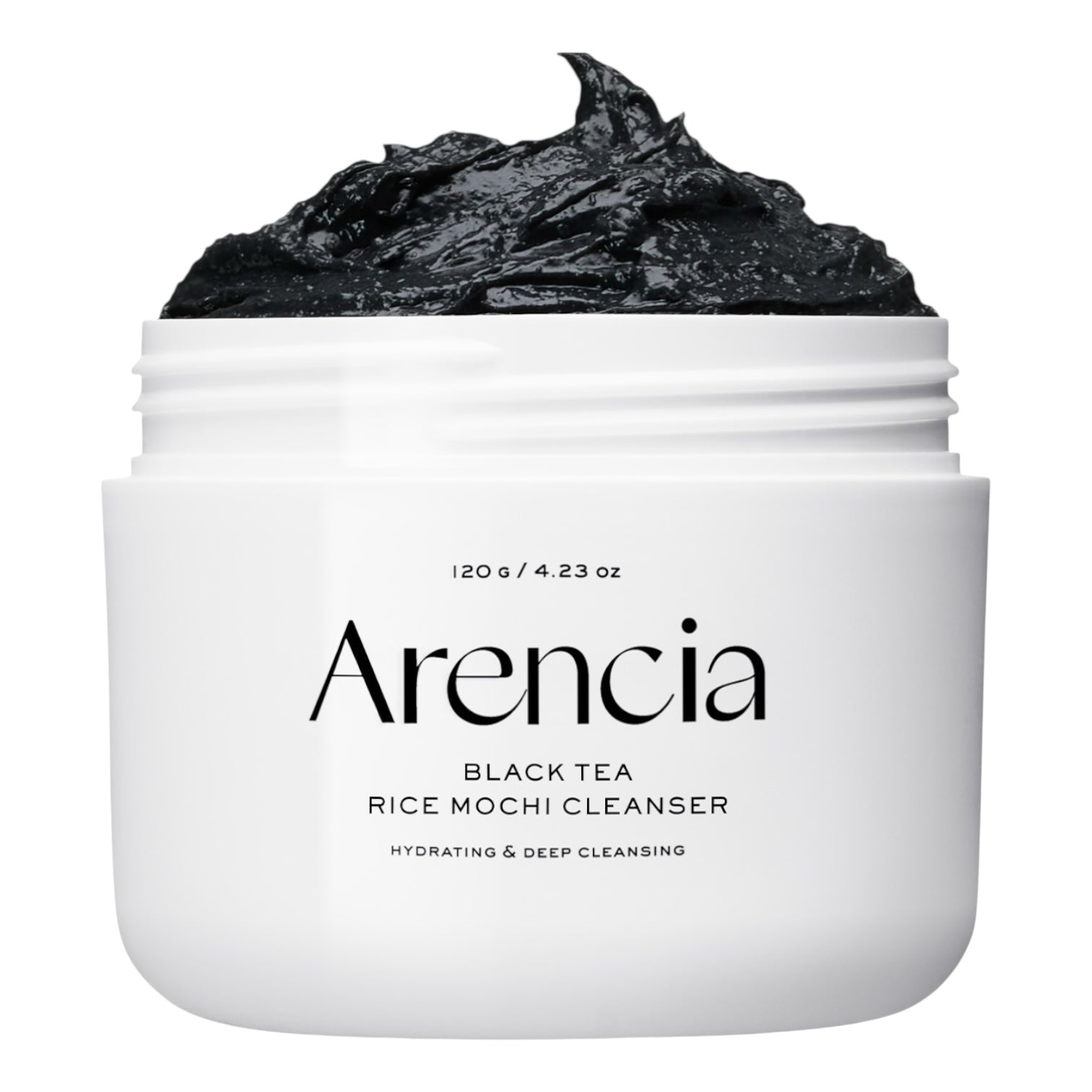 ARENCIA Black Tea Rice Mochi Cleanser 120g available in iceland reykjavik at kurenada and lbbeauty