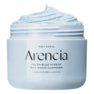 ARENCIA Blue Hyssop Rice Mochi Cleanser 120g available in iceland reykjavik at lbbeauty and kurenada