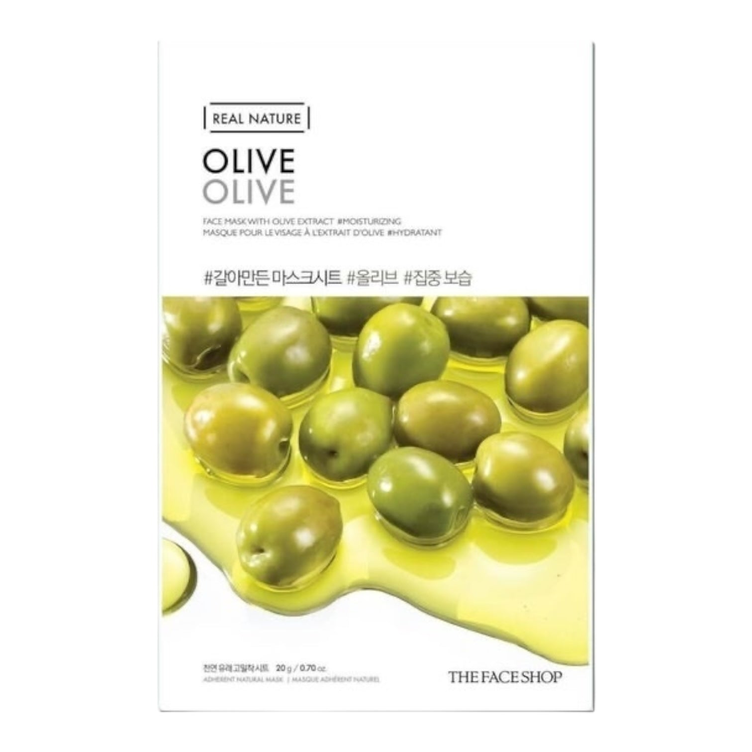 THE FACE SHOP Real Nature Face Mask With Olive Extract