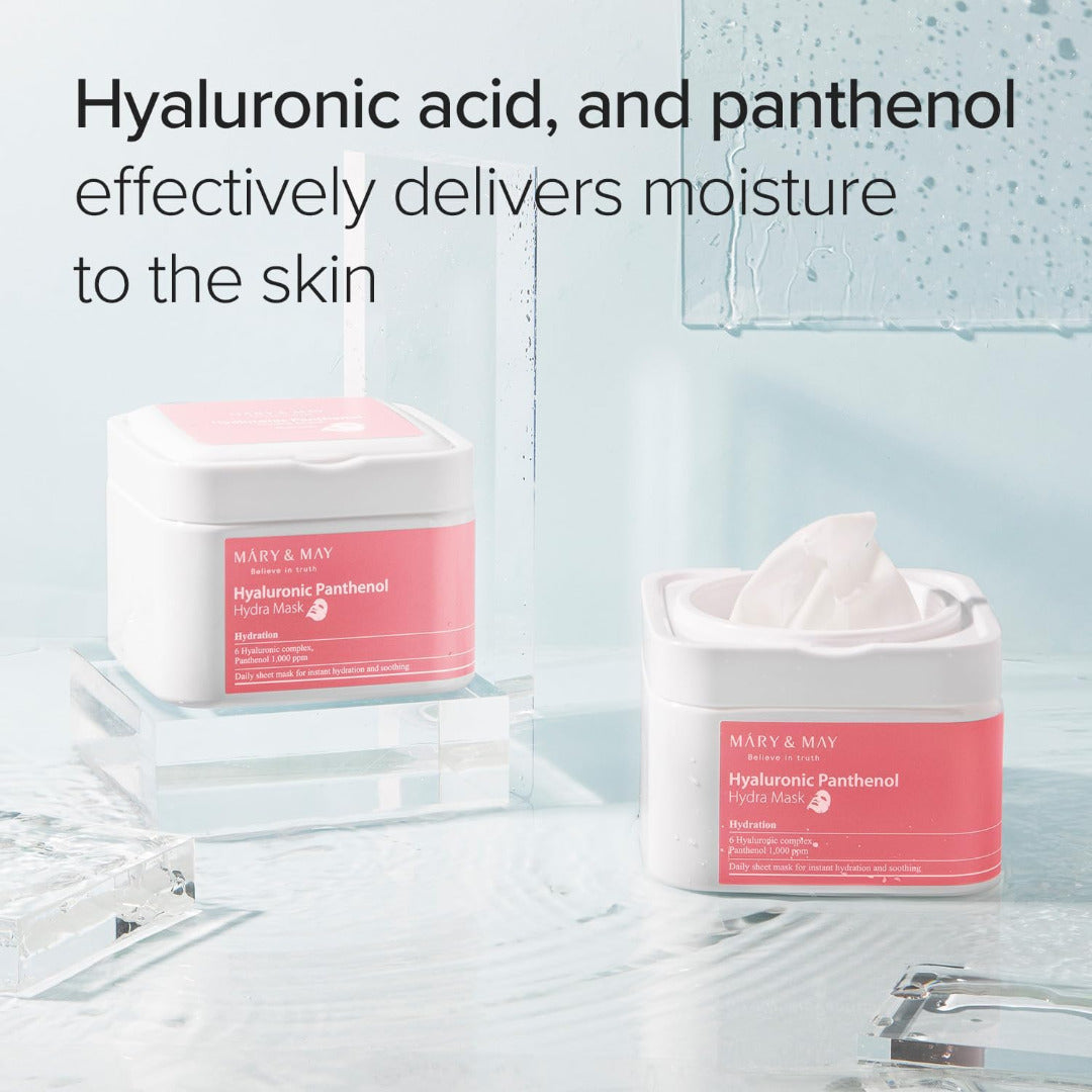 Mary&May Hyaluronic Panthenol Hydra Mask 30stk