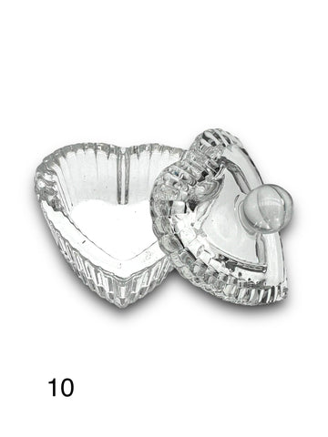 Clear Dappen Dish With Lid #10 - LB BEAUTY 