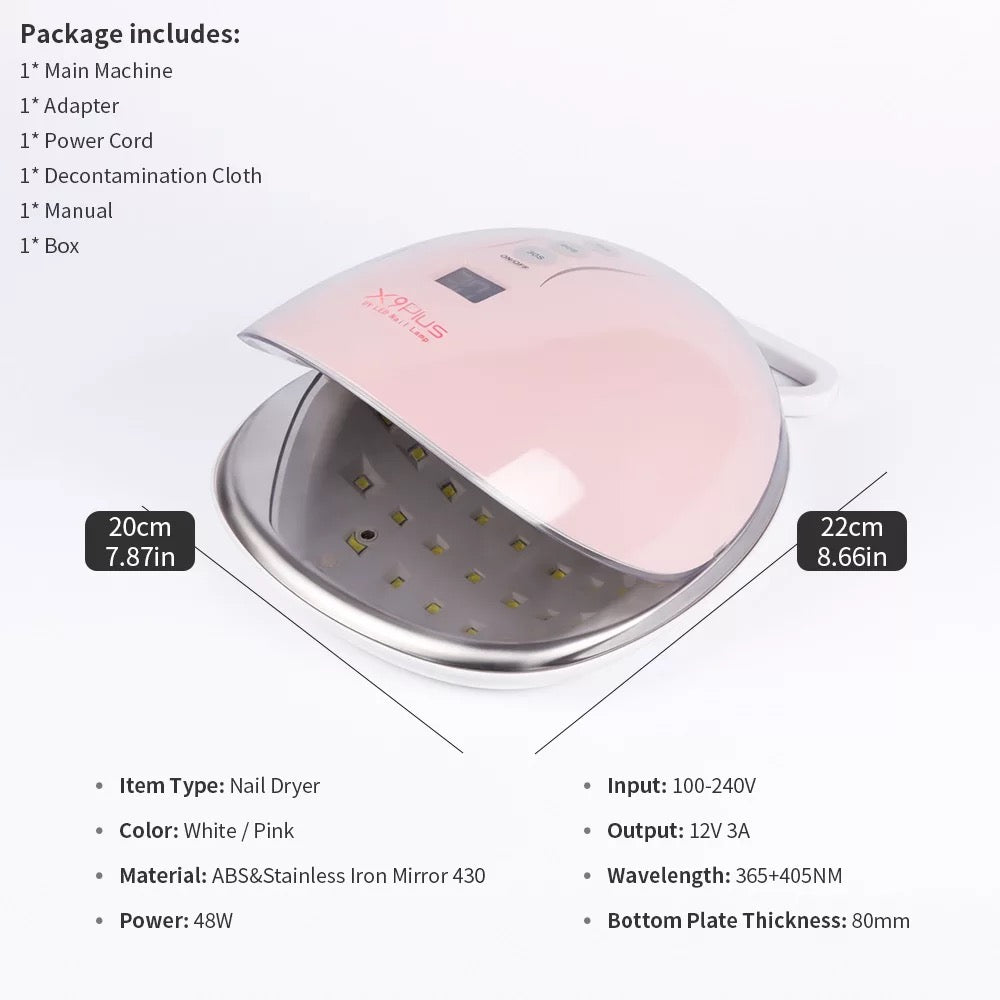 Cordless Nail Lamp X9Plus - LB BEAUTY 