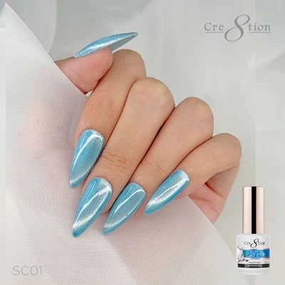 Cre8tion Cateye Saphire #01 - LB BEAUTY 