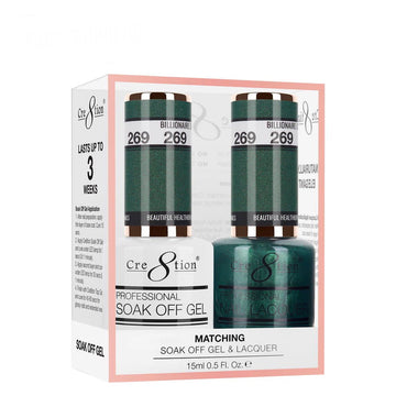 Cre8tion Matching Color Gel & Nail Lacquer 269 Billionaire Dream - LB BEAUTY 