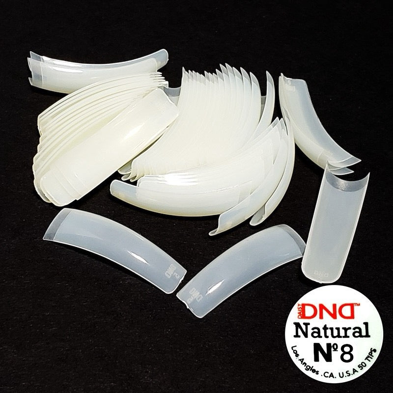 DND Natural Tips Square Shape #8 - LB BEAUTY 