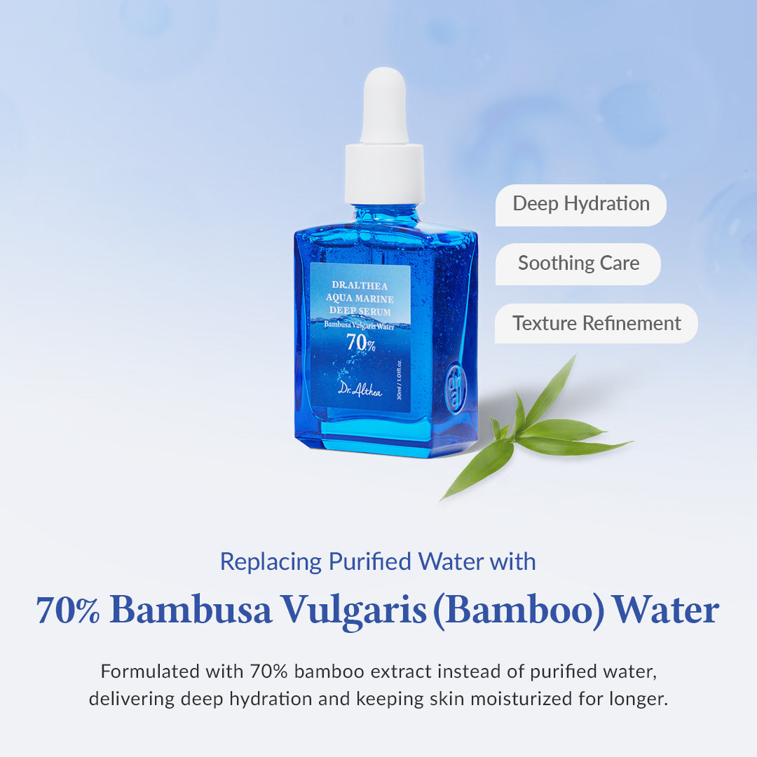 Dr.Althea Aqua Marin Deep Serum 30ml helps to hydrate , sooth caring