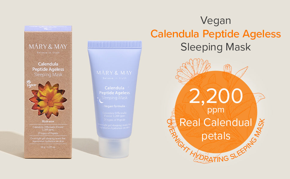 Mary&May Calendula peptide Ageless Sleep Mask 30g