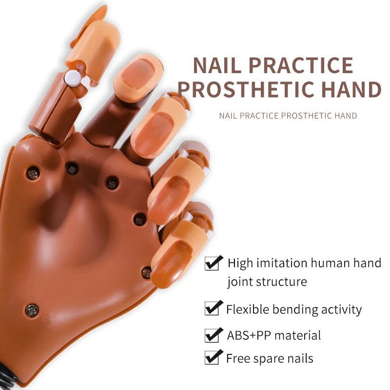 Fake Hand For Nail Practice - LB BEAUTY 