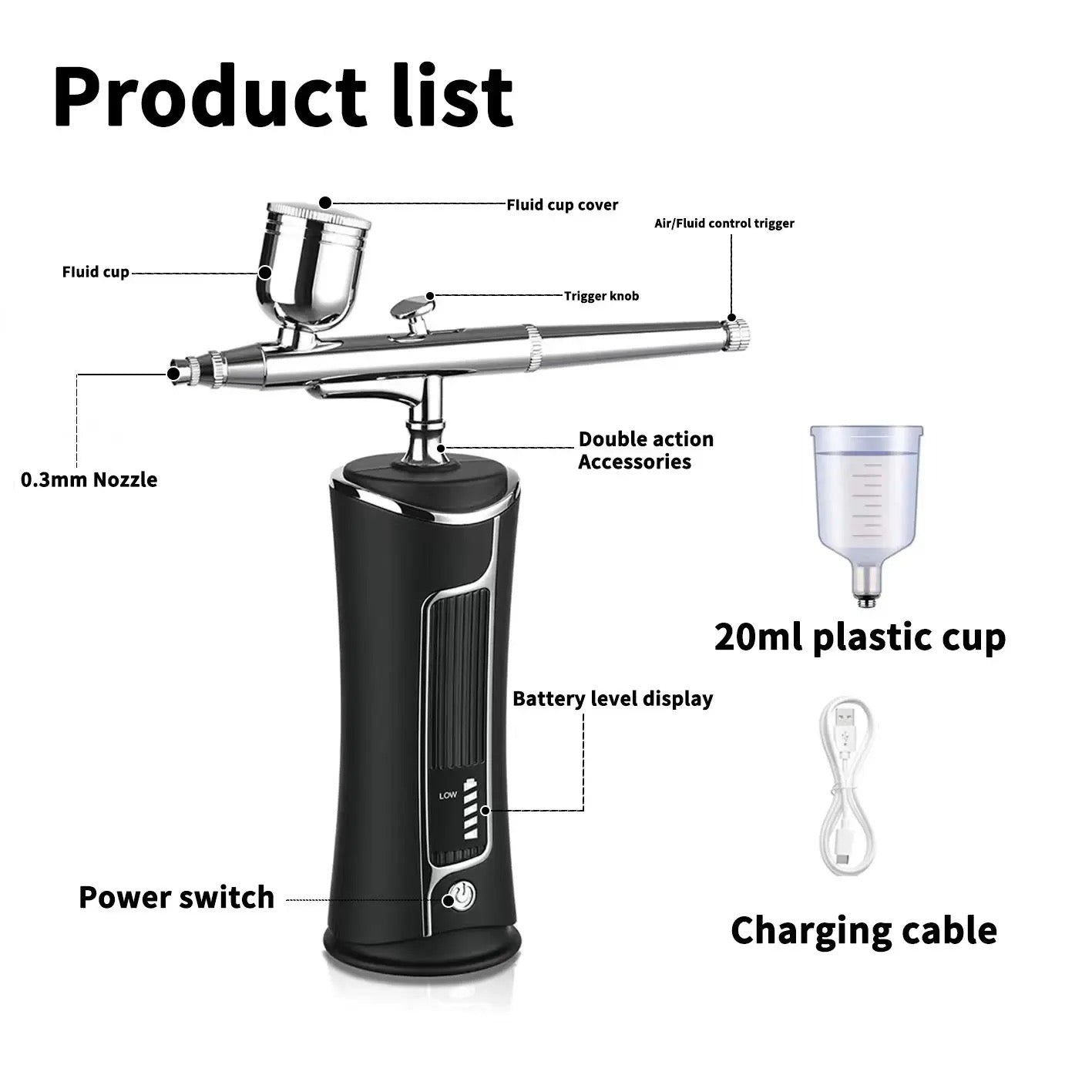 High Quality Air Brush Gun - LB BEAUTY 