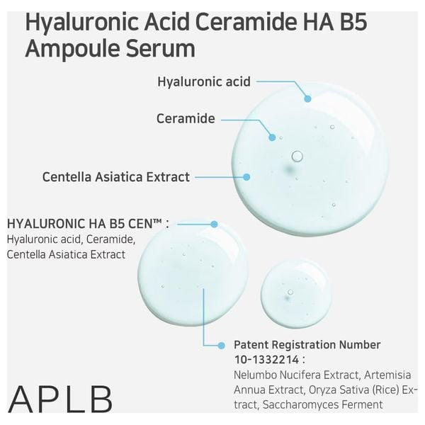 APLB Hyaluronic Acid Ceramide HA B5 Ampoule Serum