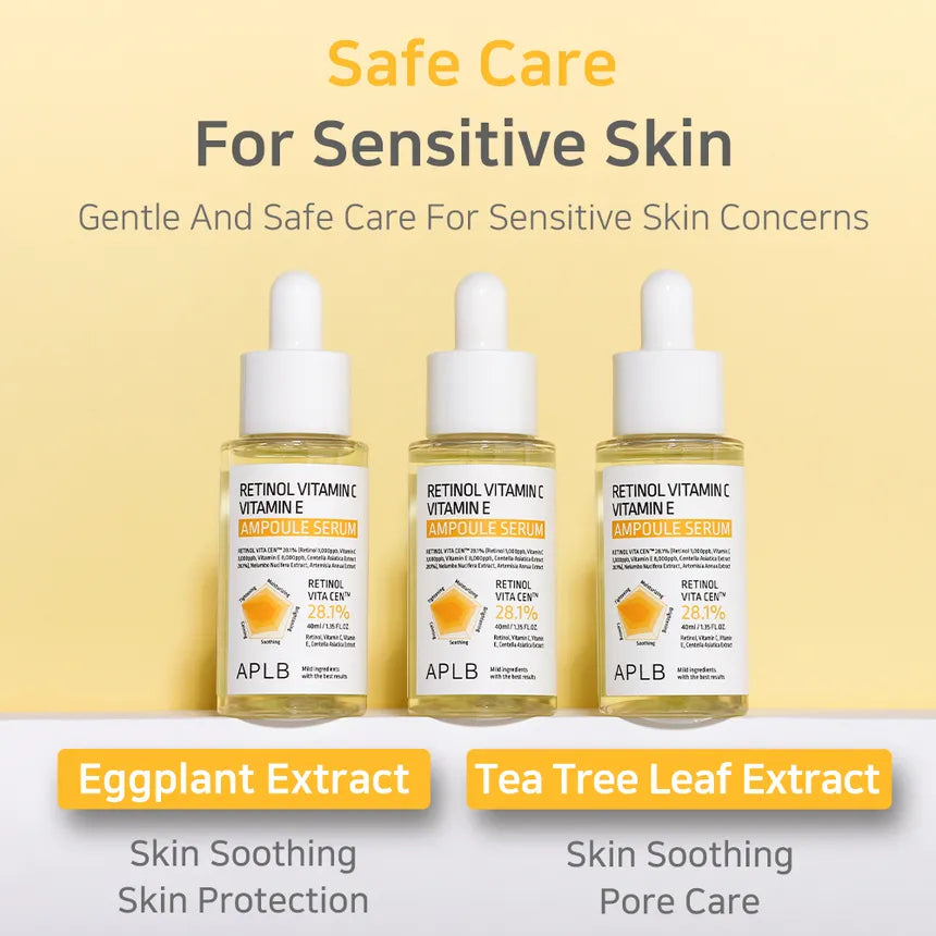 APLB Retinol Vitamin C Vitamin E Ampoule Serum