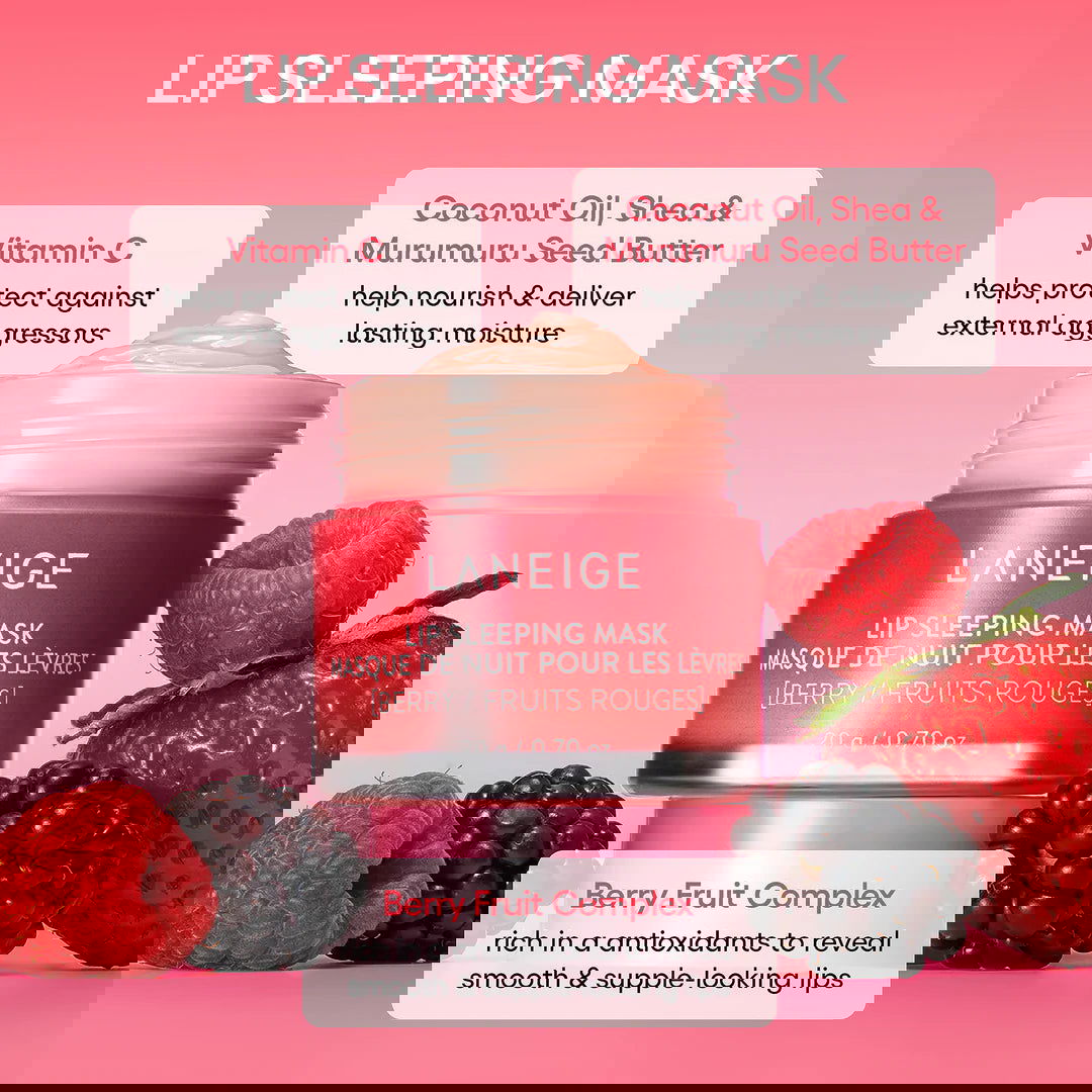 LANEIGE Lip Sleeping Mask EX [Berry] - LB BEAUTY 