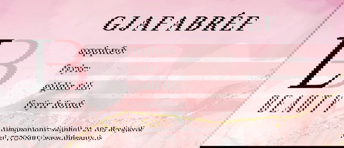 LB Beauty Gift Card - LB BEAUTY 