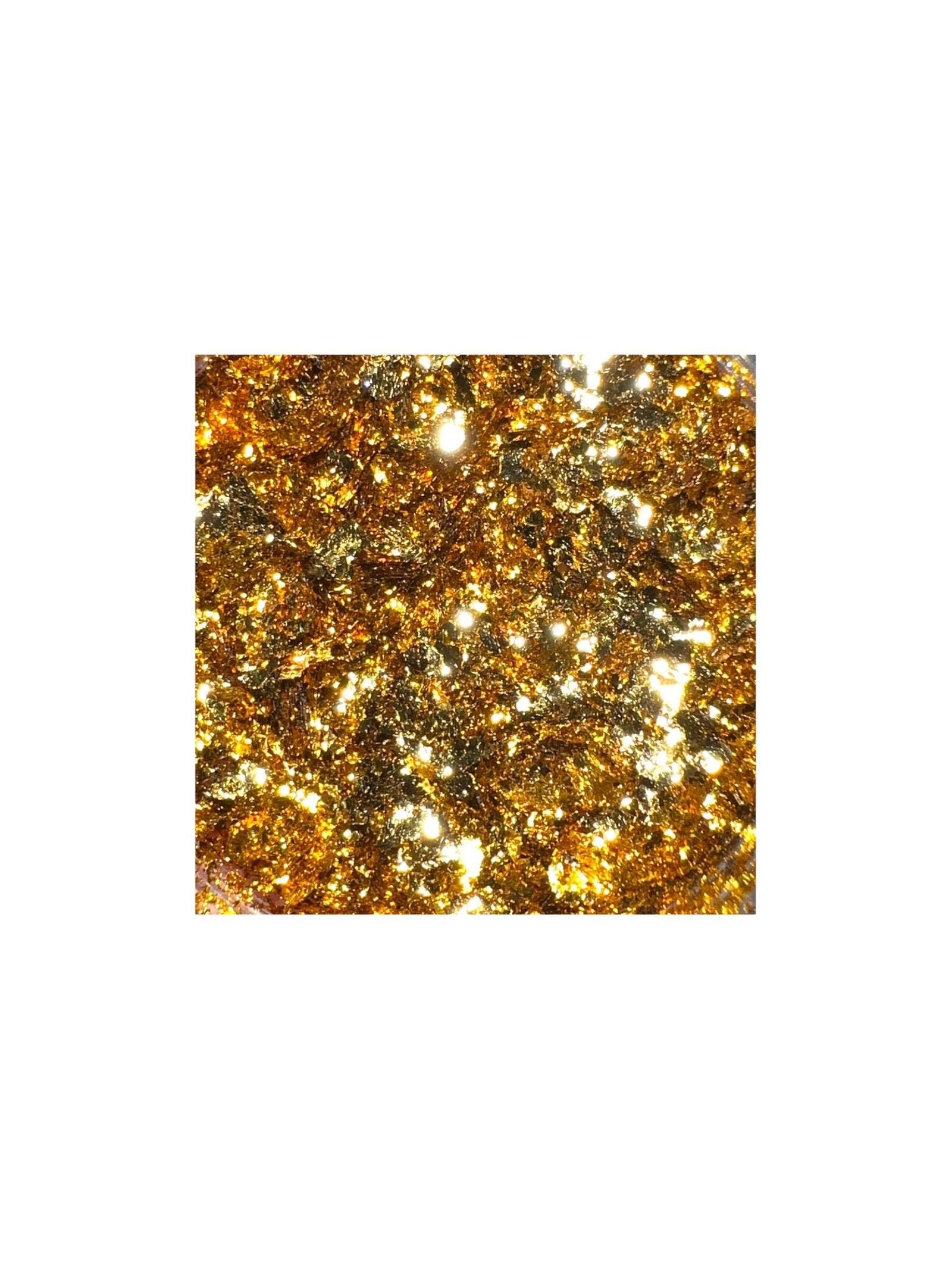 Lesley Gold Flakes Glitter - LB BEAUTY 