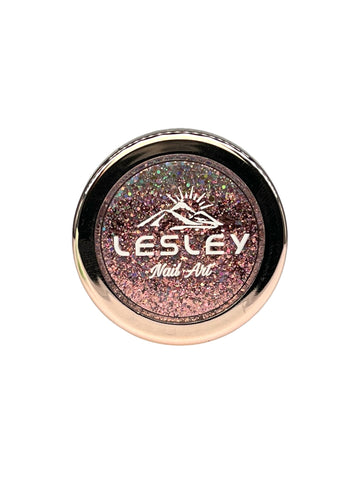 Lesley Holo Mix Barbie Pink Sequin Glitter - LB BEAUTY 