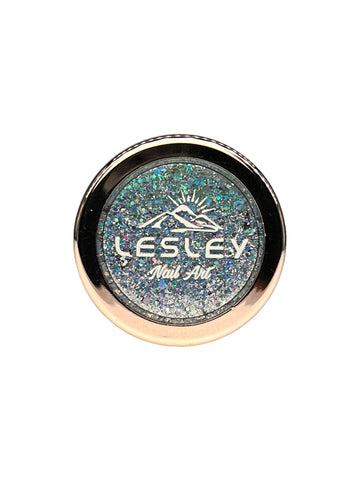 Lesley Holo Mix Dark Silver Sequin Glitter - LB BEAUTY 