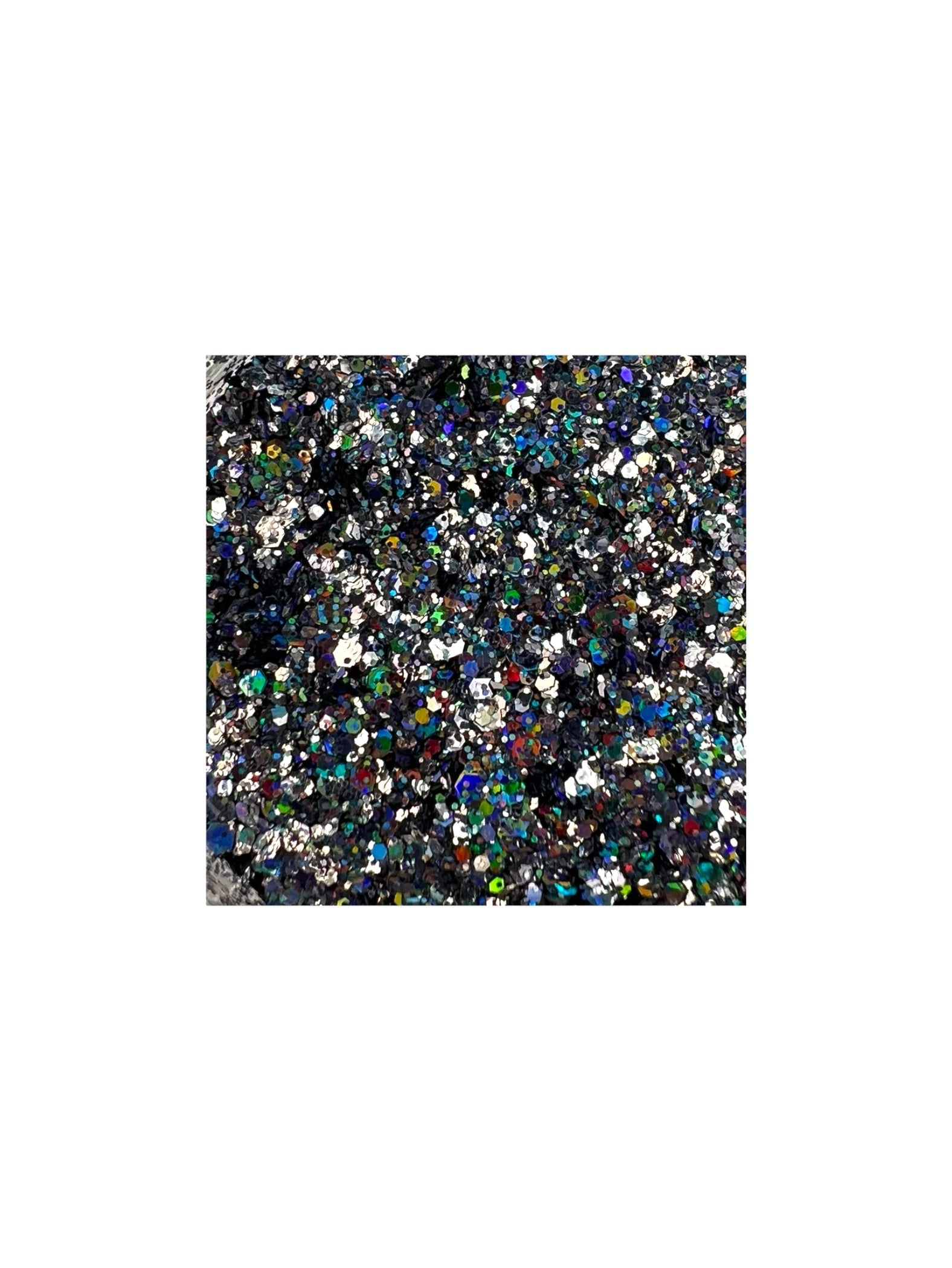 Lesley Holo Mix Dark Silver Sequin Glitter - LB BEAUTY 