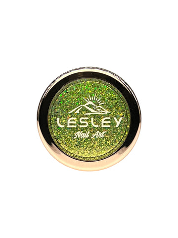 Lesley Holo Mix Pickle Green Sequin Glitter - LB BEAUTY 