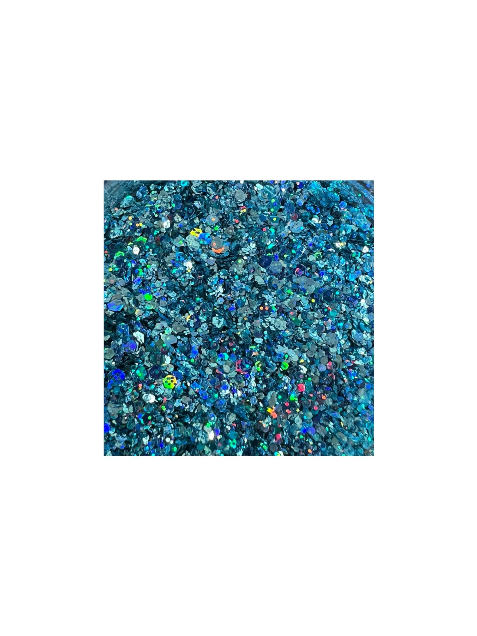 Lesley Holo Mix Teal Blue Sequin Glitter - LB BEAUTY 