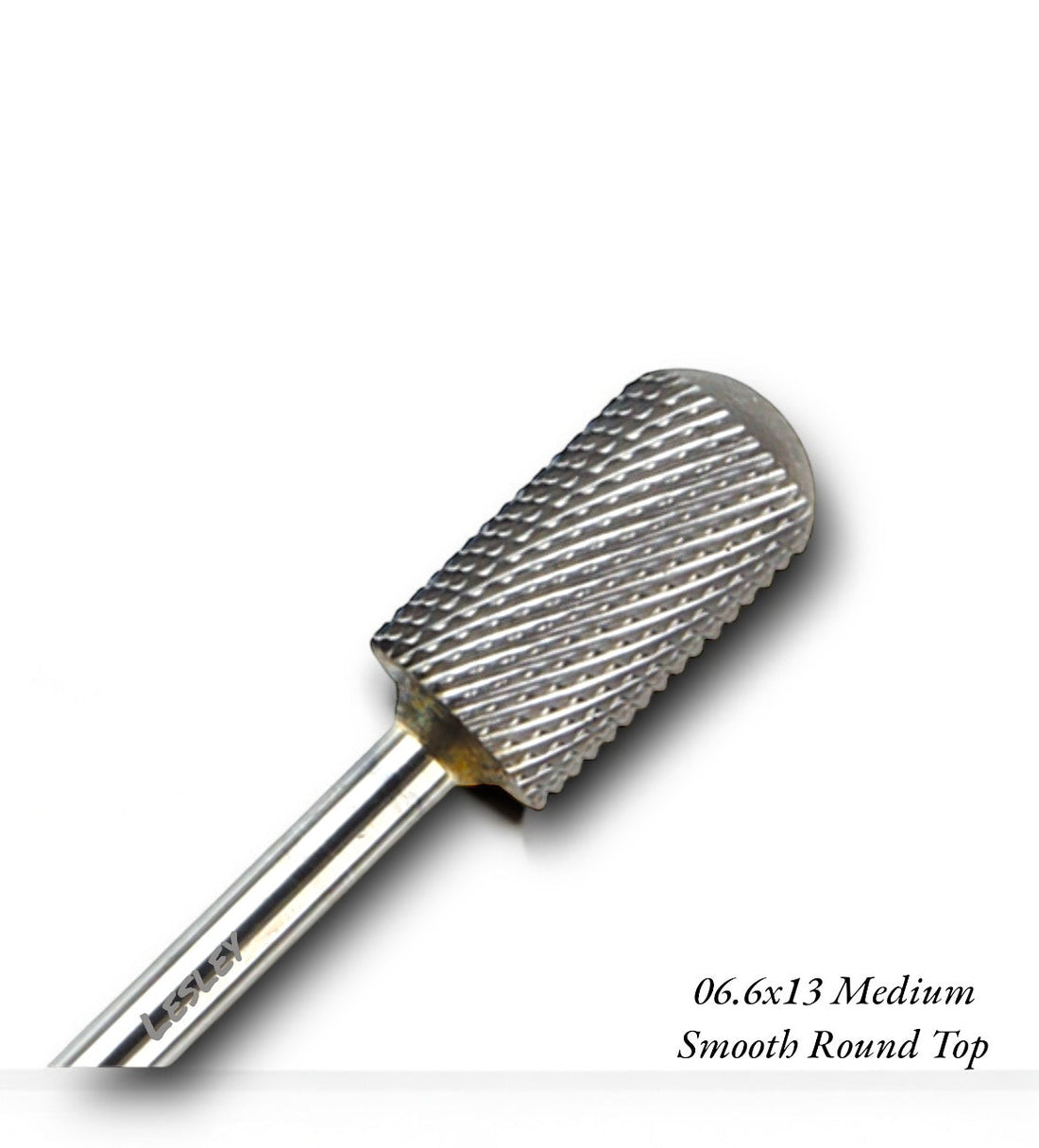 Lesley Large Barrel Smooth Top Nail Drill Bit Medium - LB BEAUTY 