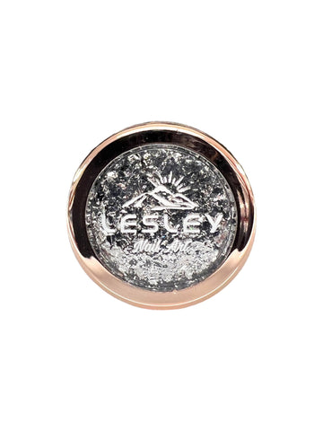 Lesley Silver Flakes Glitter - LB BEAUTY 