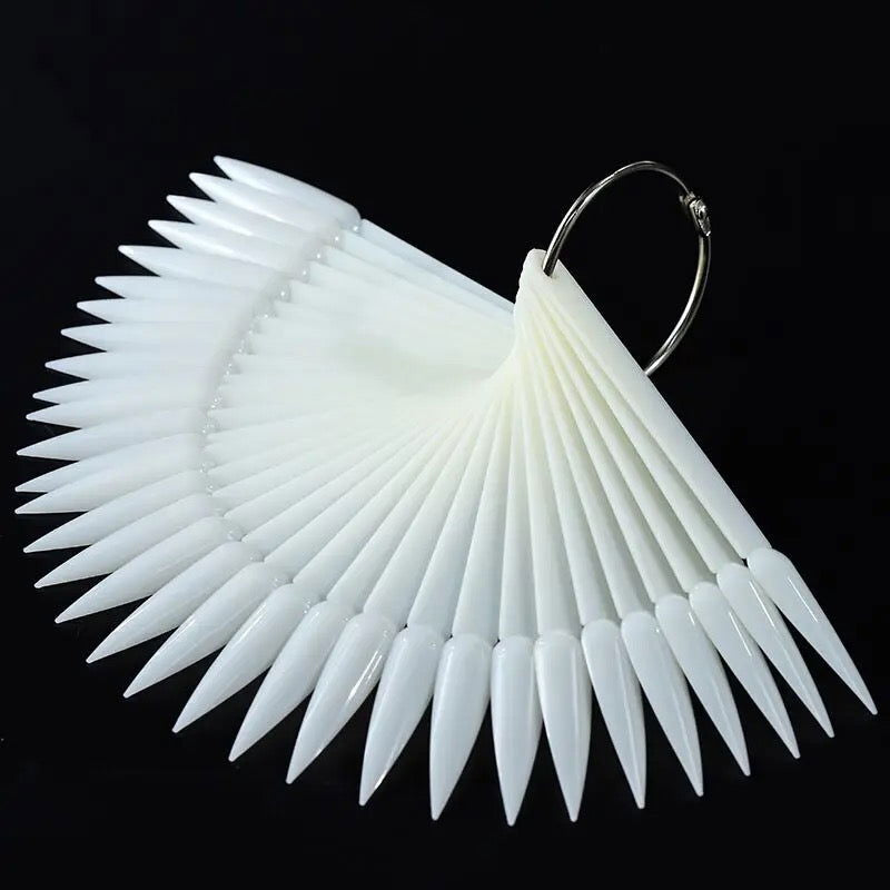 Long Stiletto Tip Display 50pcs - LB BEAUTY 