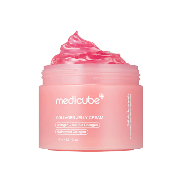 Jar of Medicube Collagen Jelly Cream Moisturizing formula