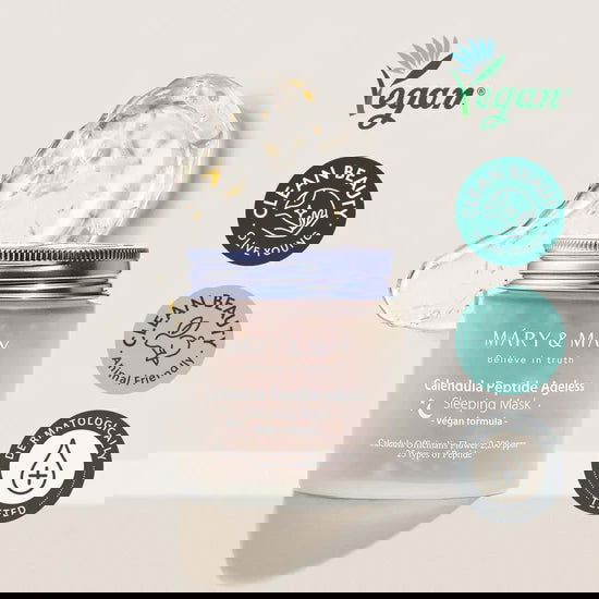 Mary&May Calendula peptide Ageless Sleep Mask 110g - LB BEAUTY 