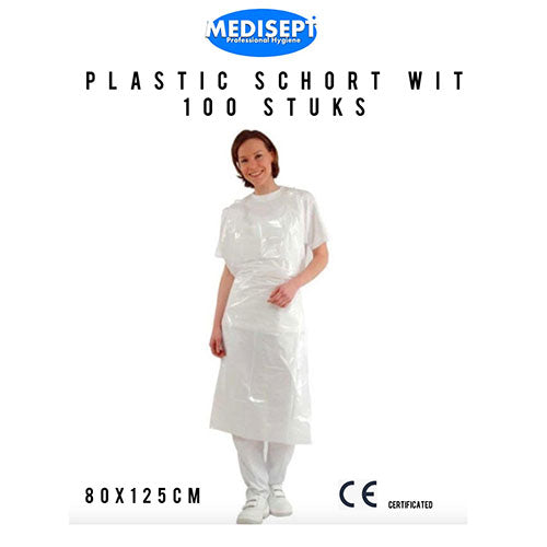 Medisept Disposable Plastic Aprons 100pcs - LB BEAUTY 