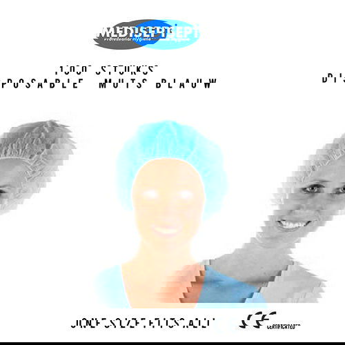 Medisept Non Woven Hairnet 100pc - LB BEAUTY 