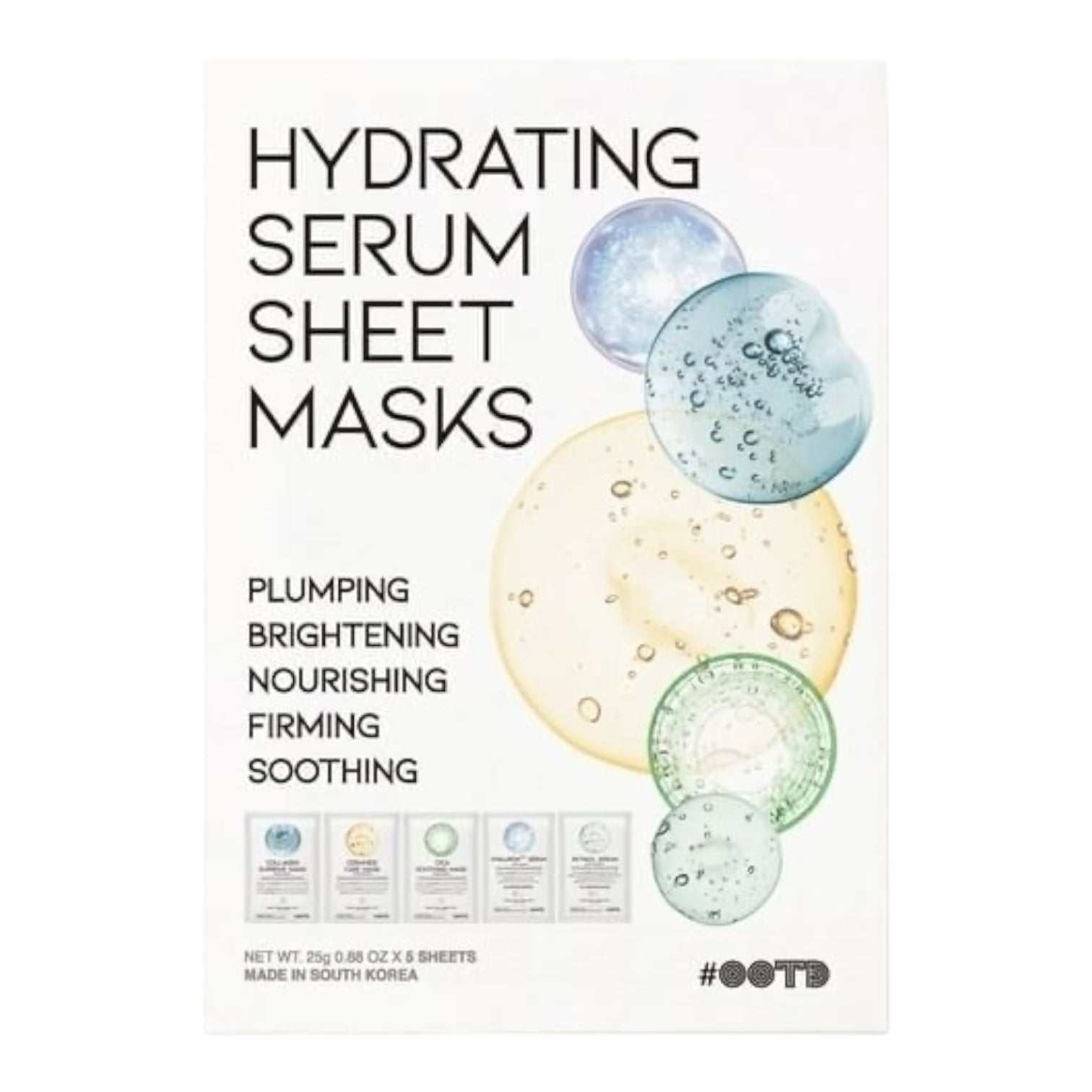 OOTD Hydration Serum Sheet Mask available in iceland at lbbeauty and kurenada