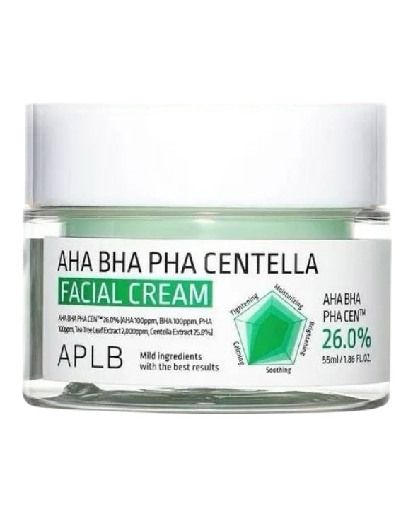 APLB AH BHA PHA Centella Facial Cream 55ml
