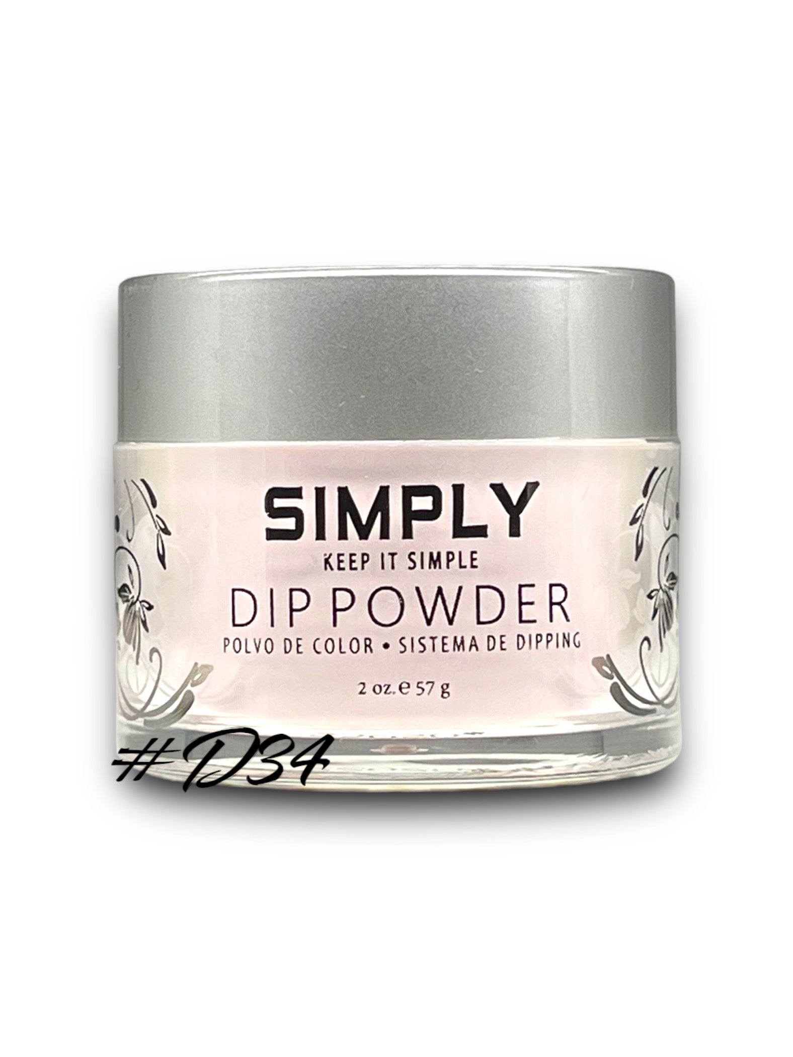 Simply Dip Powder #D34 - LB BEAUTY 