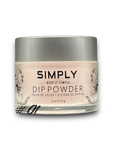 Simply Dip Powder #O1 - LB BEAUTY 