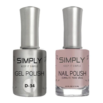 Simply Gel Polish #D34 - LB BEAUTY 