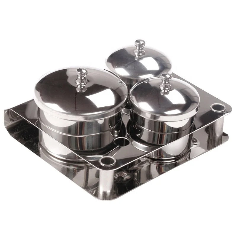 Stainless Steel Metal Acrylic Liquid Holder - LB BEAUTY 